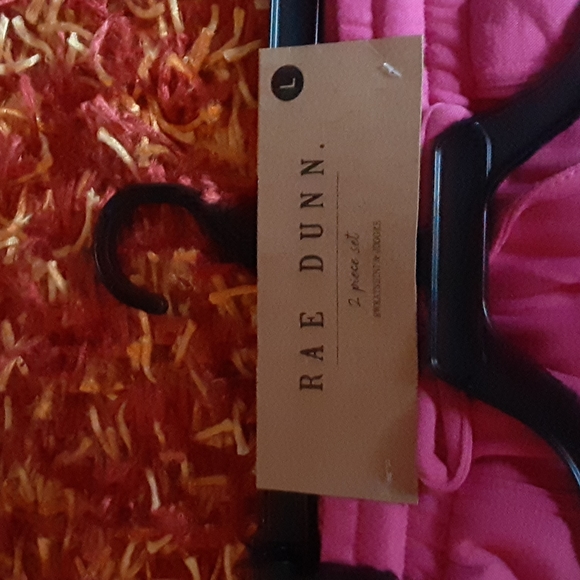 Rae Dunn "Believe" Sweatshirt and Joggers in Lilac Rose - Picture 3 of 10